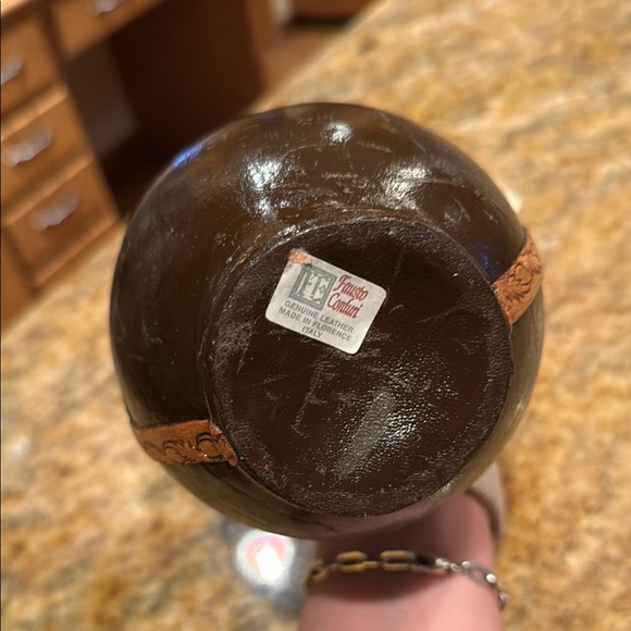 Handcrafted Glass Art Bottle with Duck Design - Picture 4 of 12